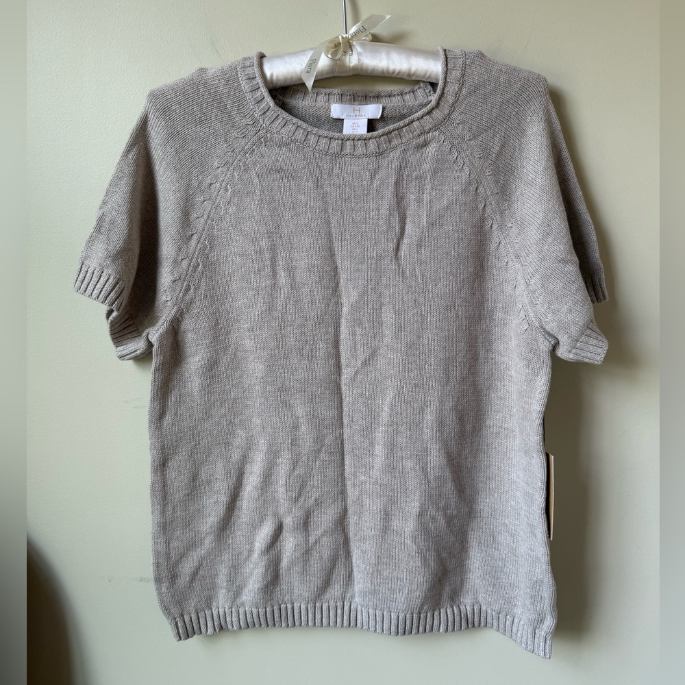 Halston Cotton Sweater Top‎